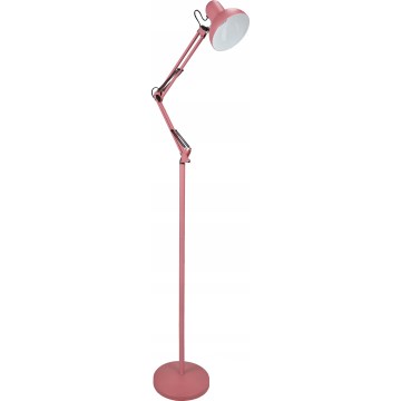 Stojací lampa 1xE27/40W/230V růžová
