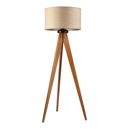Stojací lampa AIDA 1xE27/15W/230V dub/rafie