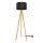 Stojací lampa ALBA 1xE27/15W/230V černá/dub
