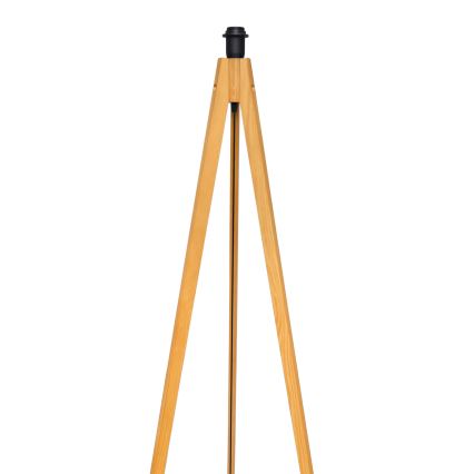 Stojací lampa ALBA 1xE27/15W/230V černá/dub