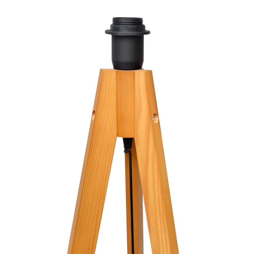 Stojací lampa ALBA 1xE27/15W/230V černá/dub