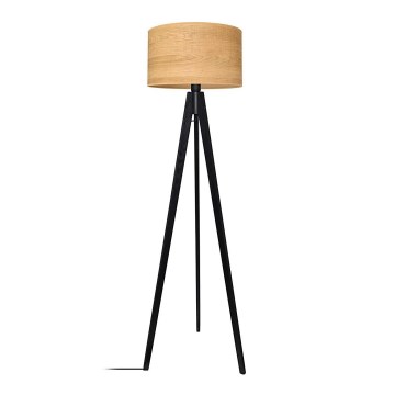 Stojací lampa ALBA 1xE27/15W/230V hnědá/borovice