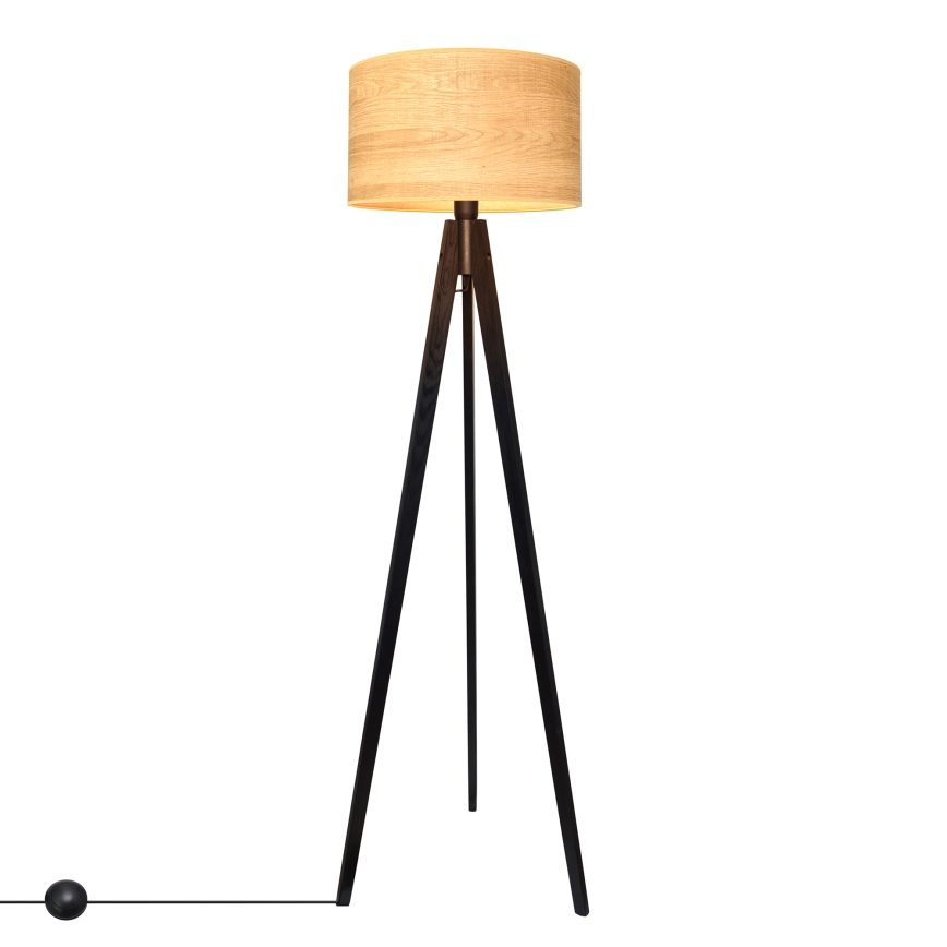 Stojací lampa ALBA 1xE27/15W/230V hnědá/borovice