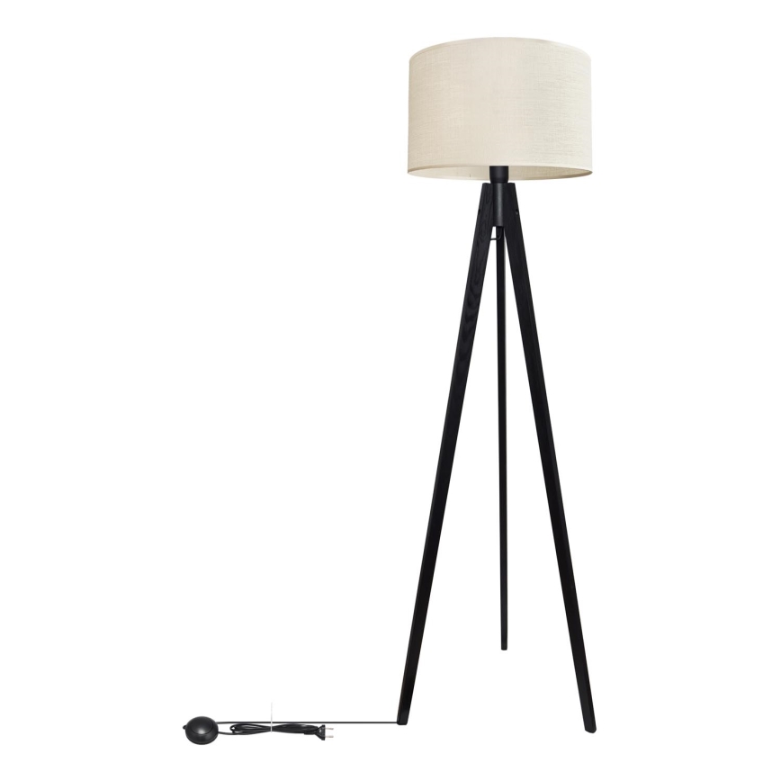 Stojací lampa ALBA 1xE27/15W/230V krémová/borovice