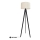 Stojací lampa ALBA 1xE27/15W/230V krémová/borovice