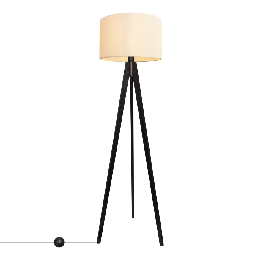 Stojací lampa ALBA 1xE27/15W/230V krémová/borovice