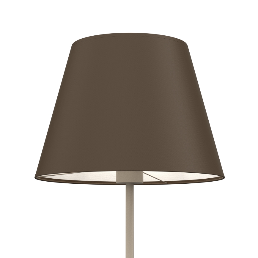 Stojací lampa ARDEN 1xE27/15W/230V béžová/hnědá