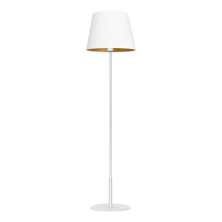 Stojací lampa ARDEN 1xE27/60W/230V bílá/zlatá