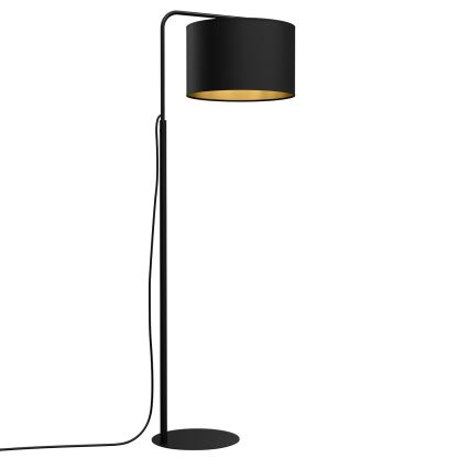 Stojací lampa ARDEN 1xE27/60W/230V černá/zlatá