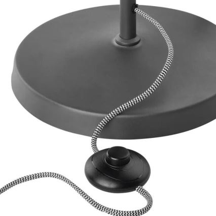 Stojací lampa ARTHUR 1xE27/25W/230V šedá
