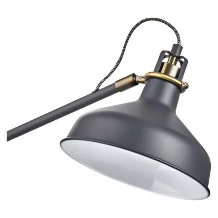 Stojací lampa ARTHUR 1xE27/25W/230V šedá