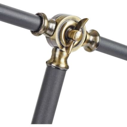 Stojací lampa ARTHUR 1xE27/25W/230V šedá