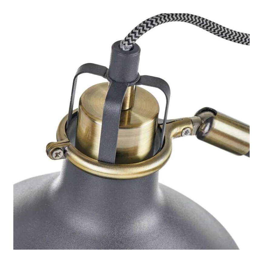 Stojací lampa ARTHUR 1xE27/25W/230V šedá