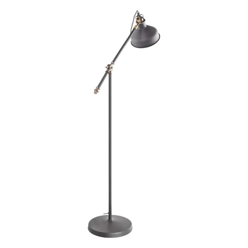 Stojací lampa ARTHUR 1xE27/25W/230V šedá
