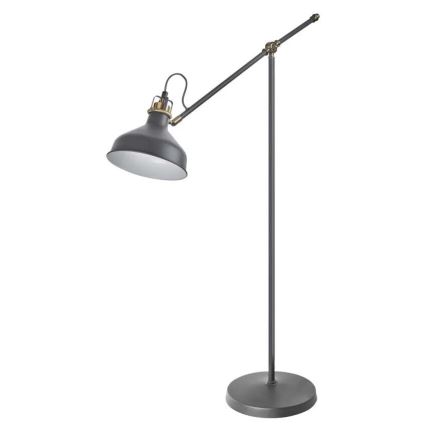 Stojací lampa ARTHUR 1xE27/25W/230V šedá