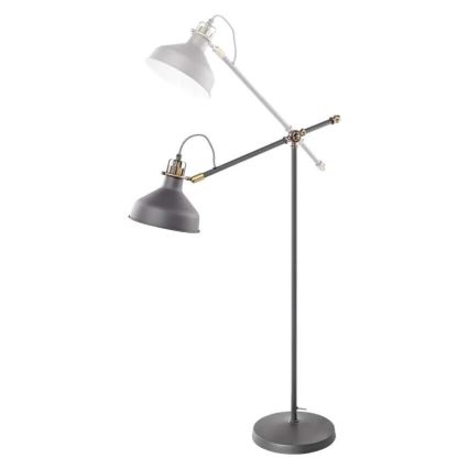 Stojací lampa ARTHUR 1xE27/25W/230V šedá