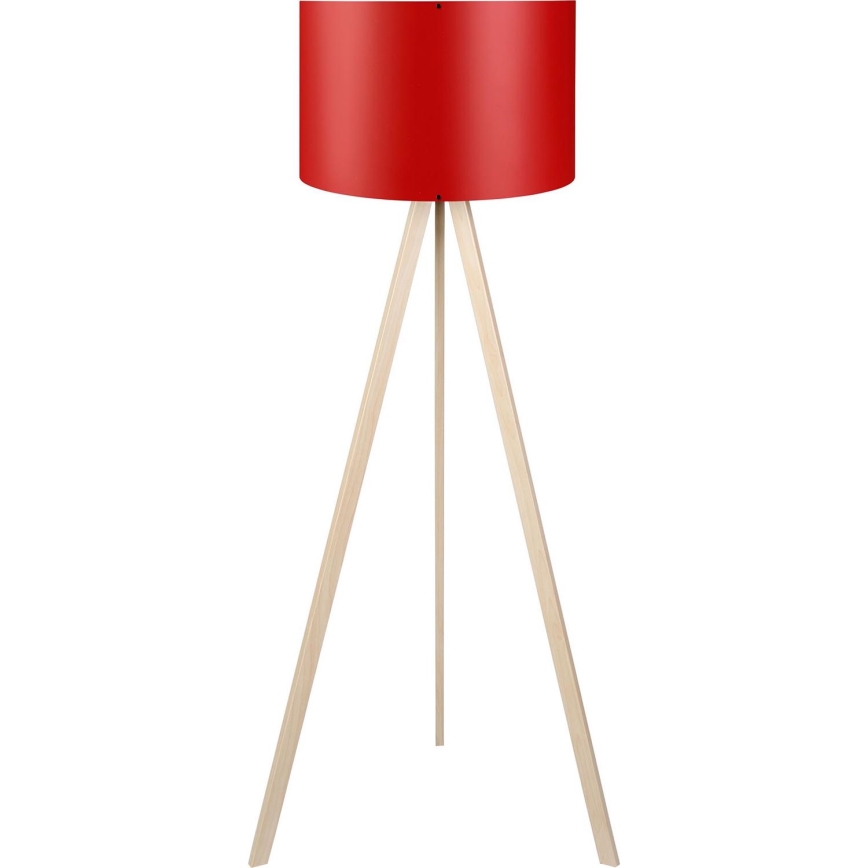 Stojací lampa AYD 1xE27/40W/230V červená/béžová