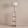 Stojací lampa AYD 1xE27/40W/230V hnědá/bílá