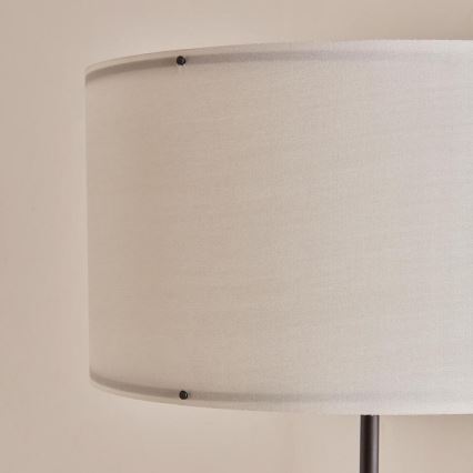 Stojací lampa AYD 1xE27/40W/230V hnědá/bílá