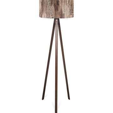 Stojací lampa AYD 1xE27/40W/230V hnědá