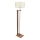 Stojací lampa AYD 1xE27/40W/230V hnědá/krémová