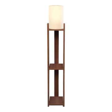 Stojací lampa AYD 1xE27/40W/230V hnědá/krémová
