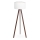 Stojací lampa AYD 1xE27/60W/230V bílá/hnědá