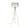 Stojací lampa CORAL 1xE27/60W/230V béžová/bílá/zlatá
