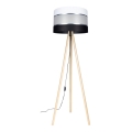Stojací lampa CORAL 1xE27/60W/230V béžová/černá/bílá/matný chrom