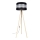 Stojací lampa CORAL 1xE27/60W/230V béžová/černá/matný chrom