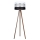 Stojací lampa CORAL 1xE27/60W/230V hnědá/černá/bílá/matný chrom