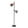 Stojací lampa DENSO 2xG9/5W/230V černý chrom/měděná