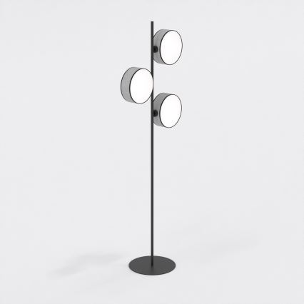 Stojací lampa DRUMZ 3xE14/10W/230V šedá