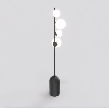 Stojací lampa ETNO 4xG9/8W/230V černá