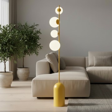 Stojací lampa ETNO 4xG9/8W/230V oranžová