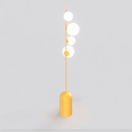 Stojací lampa ETNO 4xG9/8W/230V oranžová