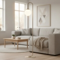 Stojací lampa FLOR 1xE14/10W/230V béžová