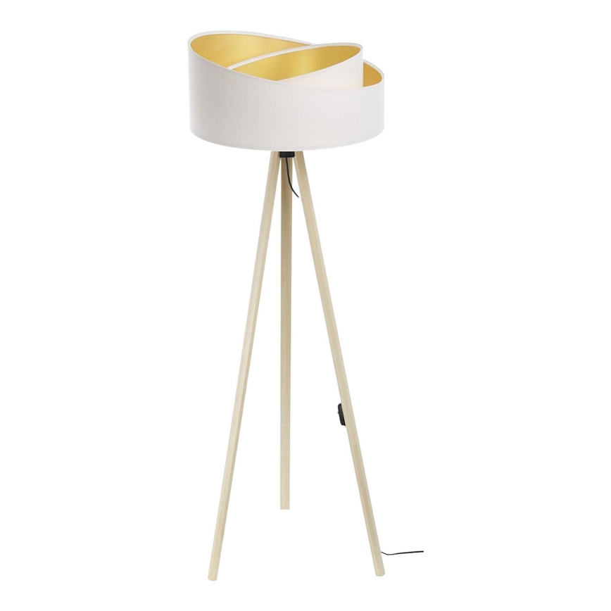 Stojací lampa GALAXY 1xE27/60W/230V bílá/béžová