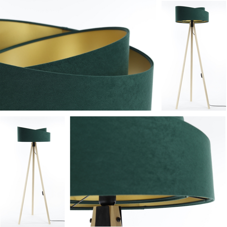 Stojací lampa GALAXY 1xE27/60W/230V zelená/béžová