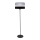 Stojací lampa HELEN 1xE27/15W/230V černá/šedá/stříbrná