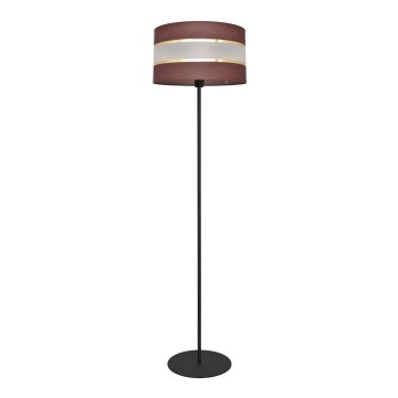 Stojací lampa HELEN 1xE27/15W/230V hnědá/černá/zlatá