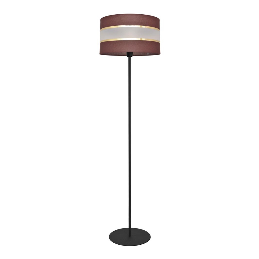 Stojací lampa HELEN 1xE27/15W/230V hnědá/černá/zlatá