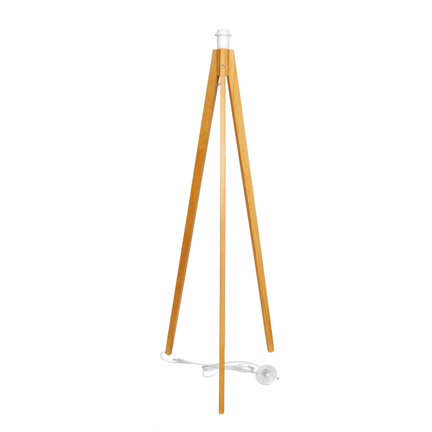 Stojací lampa HELEN 1xE27/15W/230V krémová/zlatá/dub