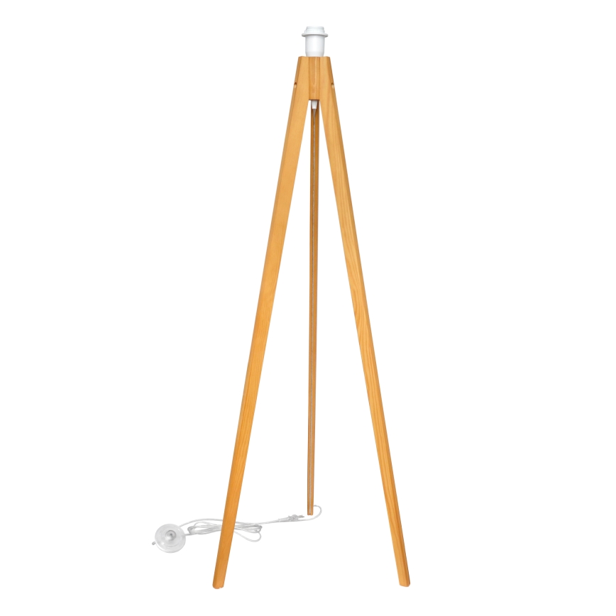 Stojací lampa HELEN 1xE27/15W/230V krémová/zlatá/dub