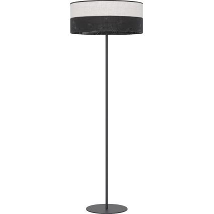 Stojací lampa KARBON 1xE27/15W/230V černá/šedá