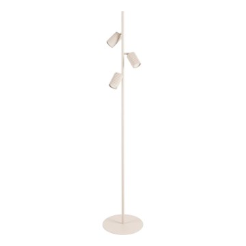 Stojací lampa KARBON 3xGU10/10W/230V krémová