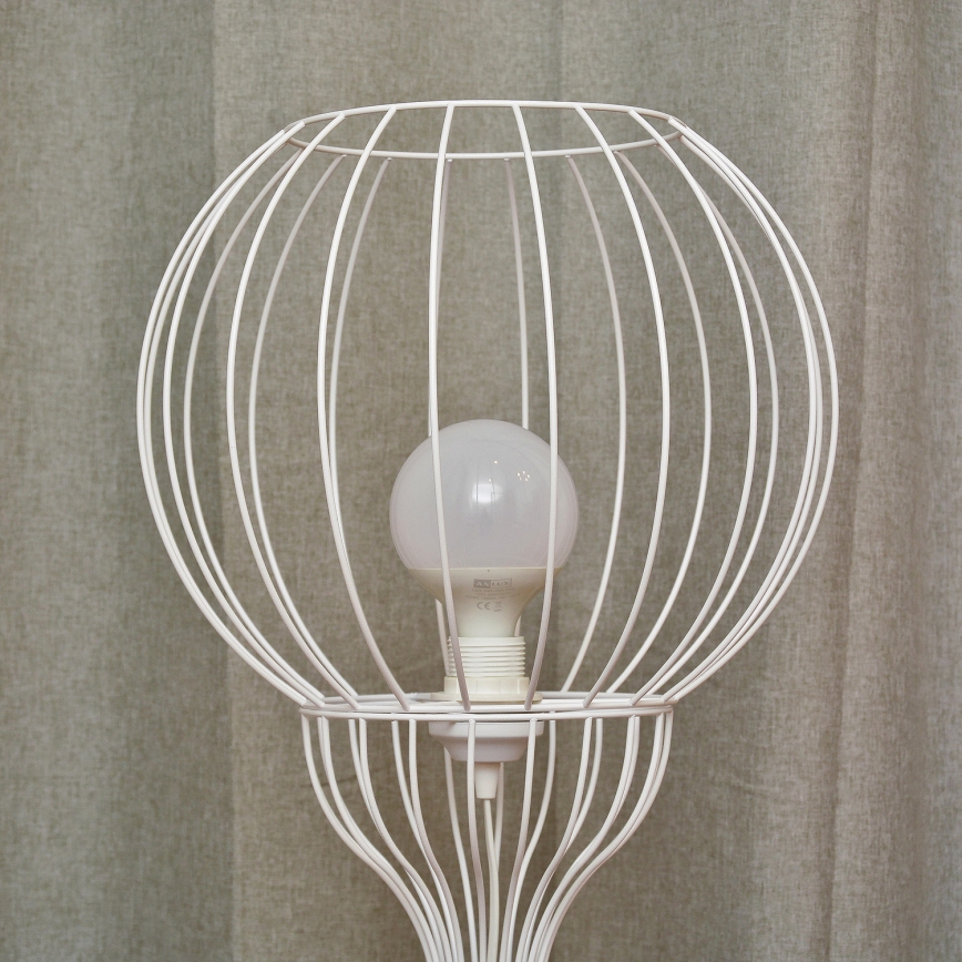 Stojací lampa MERCURE 1xE27/15W/230V bílá