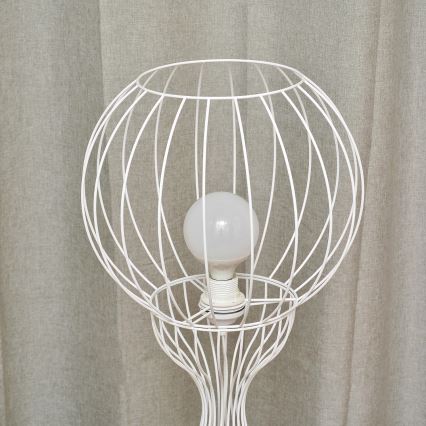Stojací lampa MERCURE 1xE27/15W/230V bílá