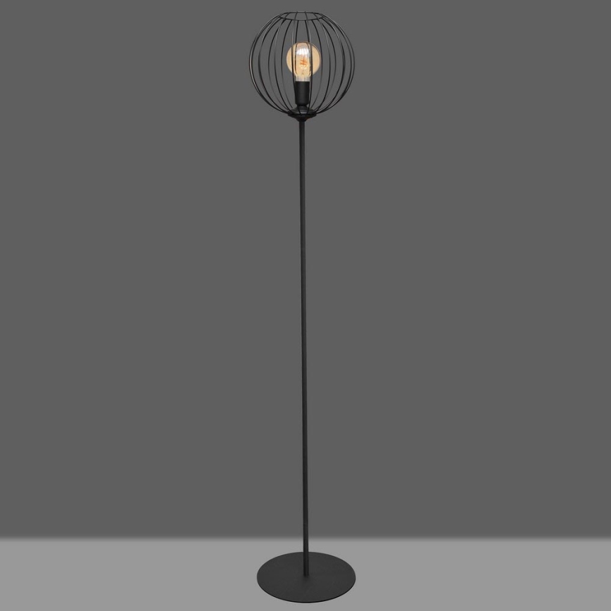 Stojací lampa MERCURE 1xE27/15W/230V černá