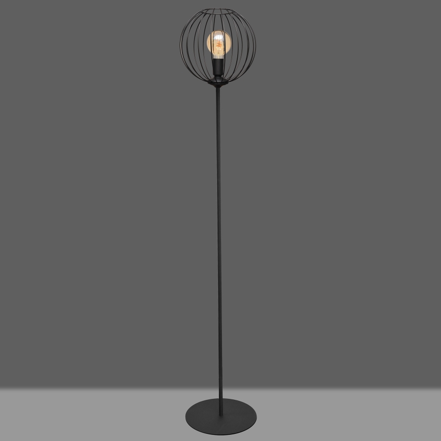 Stojací lampa MERCURE 1xE27/15W/230V černá
